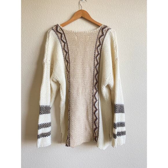 Jen’s Pirate Booty Pullover Cozy Oversized Sweater size S/M Bohemian Cottagecore - Picture 2 of 7